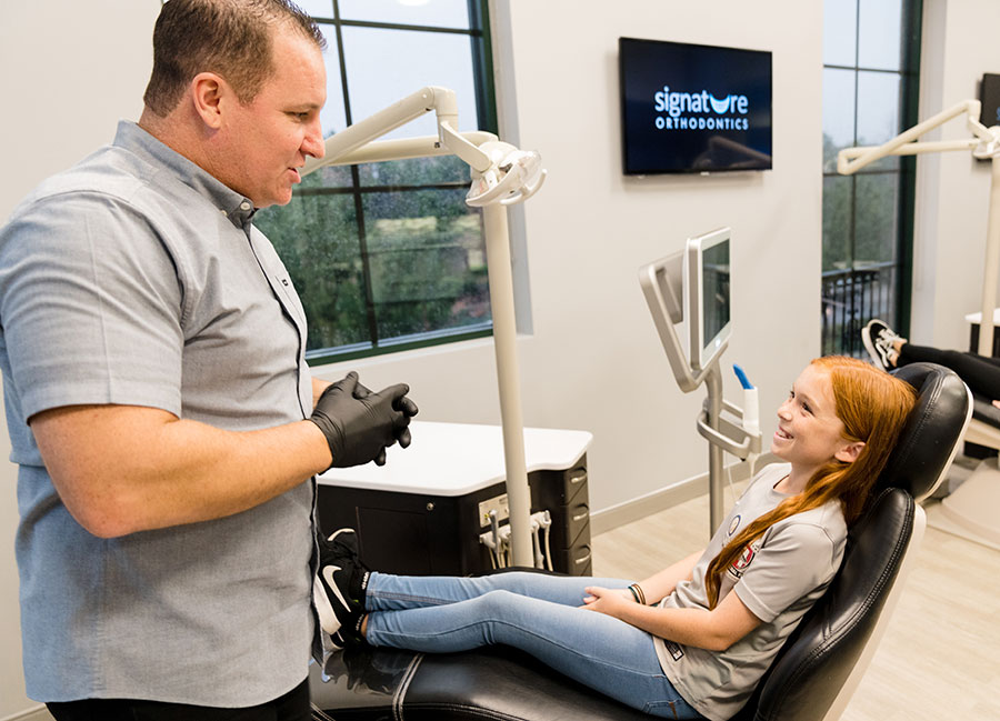Welcoming orthodontic treatment room at Signature Orthodontics in San Diego